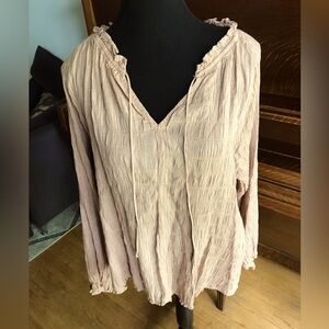 Carly Jean Los Angeles Boho Peasant Top